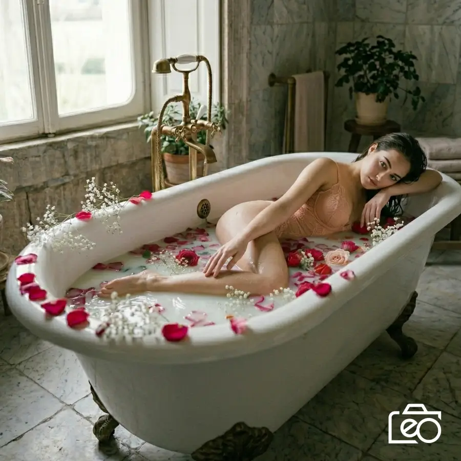 як підготуватися до milk bath фотосесії, фотосесія у ванній